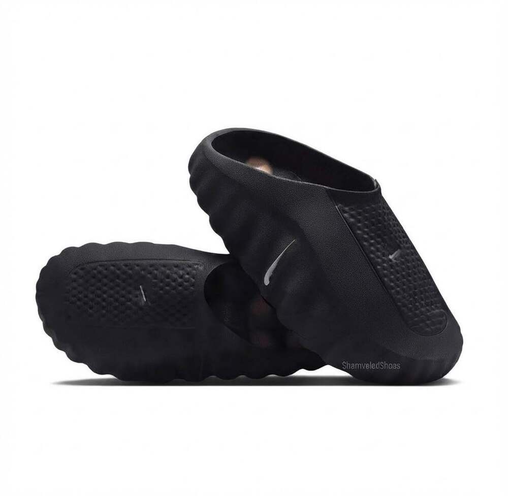 Nike Mind 001 Black Chrome Slip-On Mules